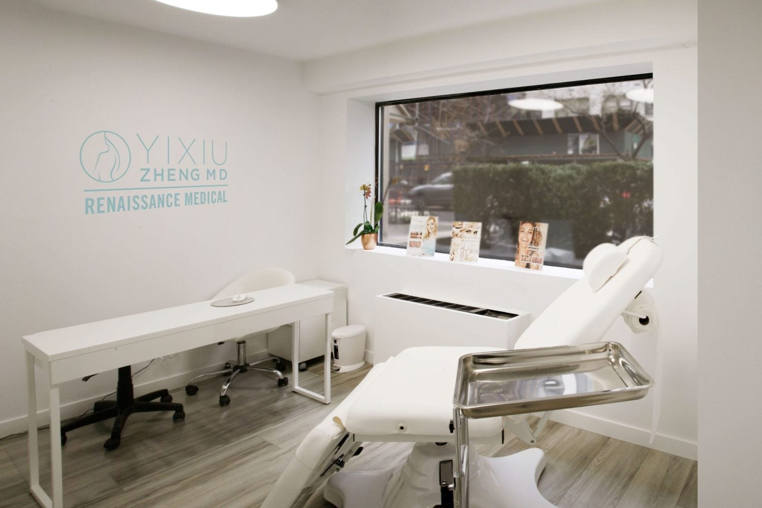 Treatment room with exam chair at Renaissance Medical